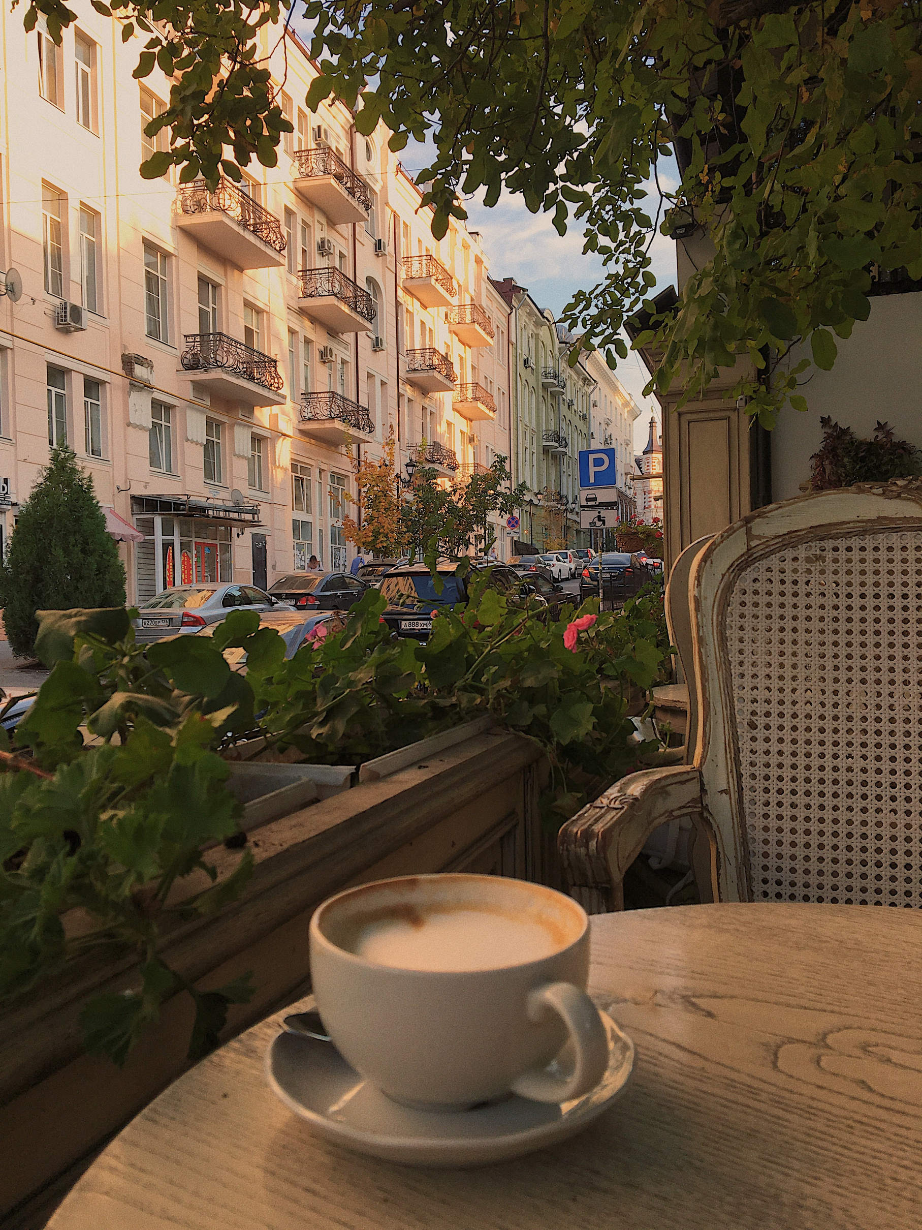 Cup of Coffee on Brown Wooden Table